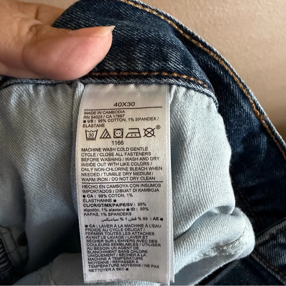 Old Navy Boot-Cut Built in Flex Blue Jeans Size 40x30